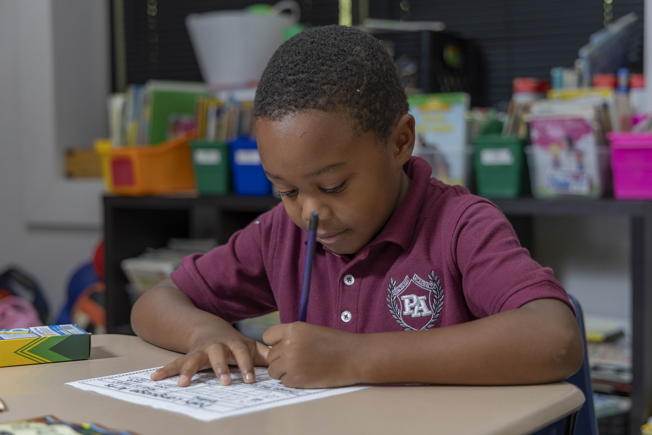 Peachtree Academy elementary student