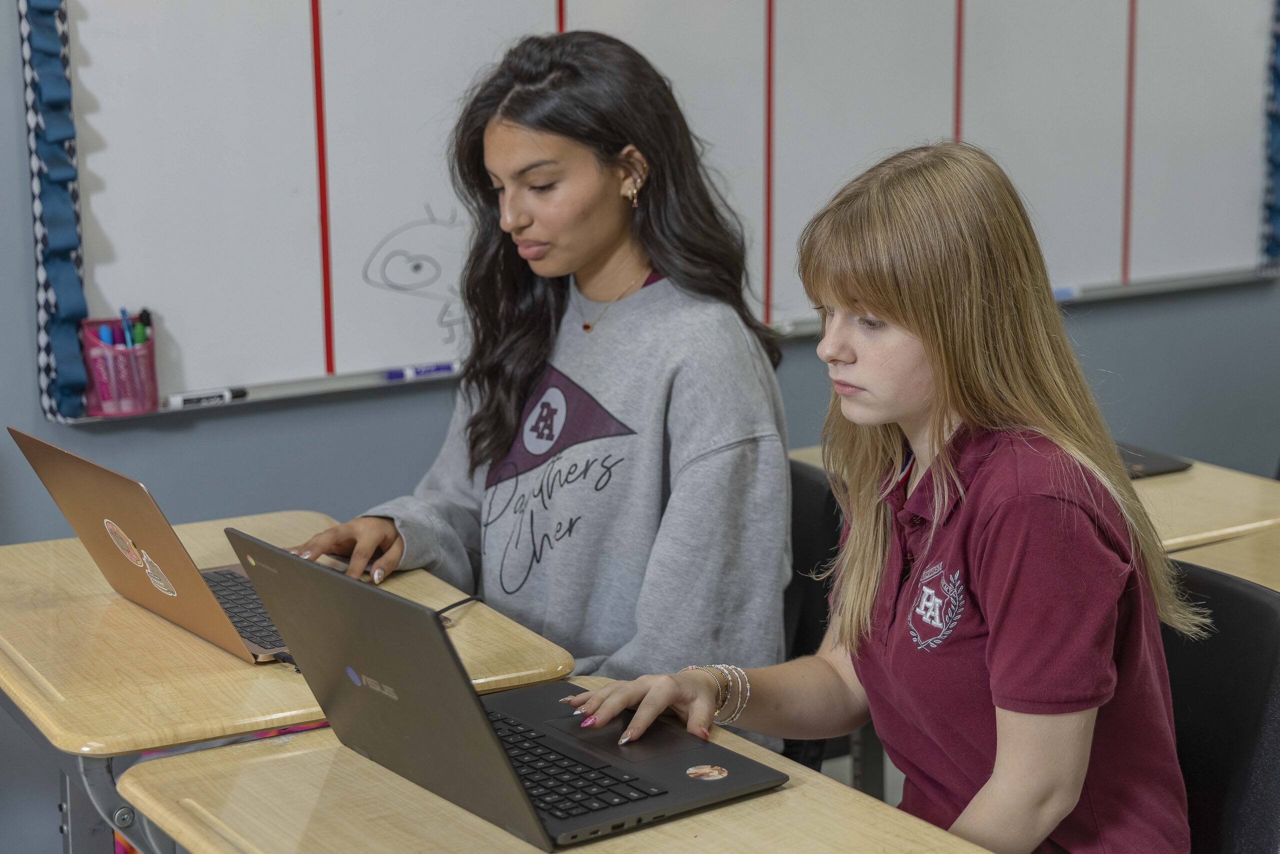 Peachtree Academy students learning together