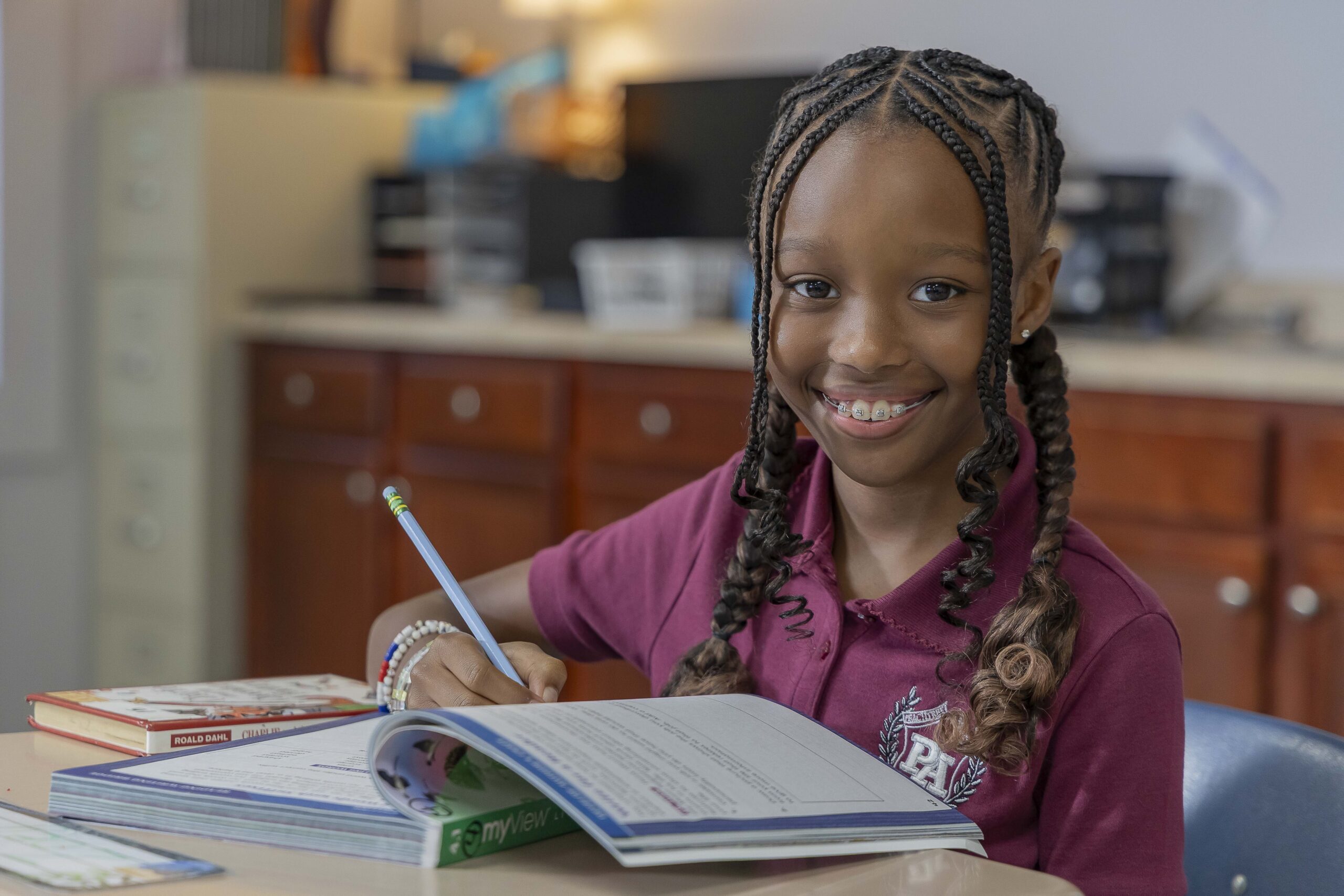 Peachtree Academy student learning in the classroom